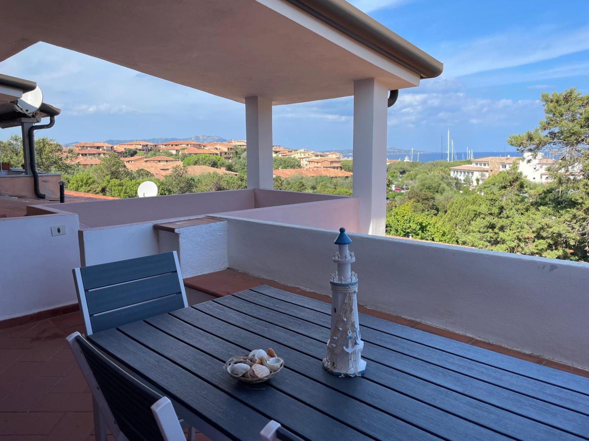Splendida Vista Mare Zona Centrale Porto Rotondo Posto Auto Privato Exteriér fotografie